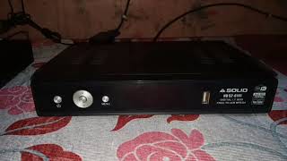 WiFi kaise connect kare solid HDS26141 Free dish set top box me [upl. by Bathsheb]