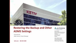 Restoring the Backup and Other ADMS Settings  Vault DIY Part 4 [upl. by Aisatnaf294]