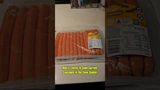 Mans Learns to Cook Curried Sausages in the Slow Cooker slowcooker easydinner [upl. by Einial]