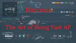 World of Warships Legends Marceau The Art of Being Fast AF [upl. by Giffard]