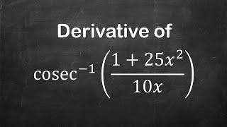 How to find derivative of co  arcsec1  25x  210x  Derivative of Trigonometric Functions [upl. by Ahiel]