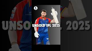 David Warner unsold ipl 2025  cricket iplauction iplshorts ytshortsindia [upl. by Mcgray]