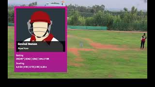 Live Cricket Match  CricFlames vs Royal Aces  Glanz T20 Premier League 6th Edition [upl. by Aneeb269]