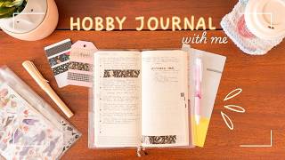 Hobbies Journal with Me 📚 reading knitting media catch up amp decorate [upl. by Adnahsal]