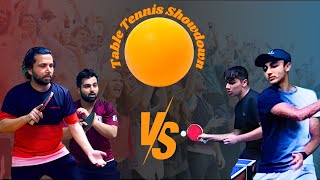 Aggressive Topspin vs Tactical Backspin  Table Tennis Tournament [upl. by Vershen]