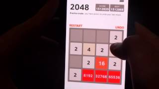 2048  Score 1500000 Tile 65536 [upl. by Ailasor]