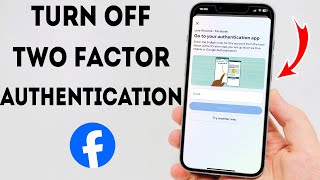 Turn Off Two Factor Authentication In Facebook  Full Guide [upl. by Aniat437]