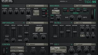 TGX99  Yamaha SY99SY77 Virtual Instrument Library [upl. by Eiznekam]