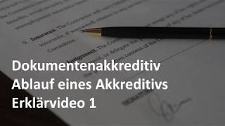 Dokumentenakkreditiv Ablauf  Erklärvideo 1  Import amp Export  Prüfungswissen Logistik Akkreditiv [upl. by Llemaj]