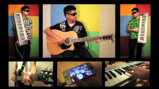 Higher  Taio Cruz ft Kylie Minogue cover with guitars keyboards and drums HD [upl. by Emelda]