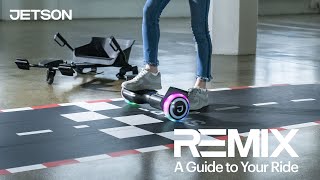 Jetson Remix  LightUp Hoverboard  Jetkart Combo [upl. by Anitram]