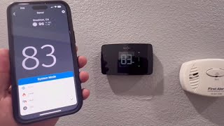 HOW TO INSTALL SMART THERMOSTAT SENSI LITE 2023 CONTROL IPHONE belneons lightearthfamily [upl. by Egan]