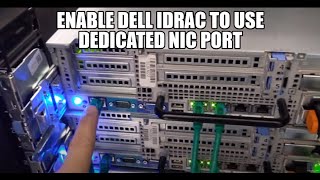 How to configure Dell iDRAC to use dedicated NIC port for remote access [upl. by Alfred]