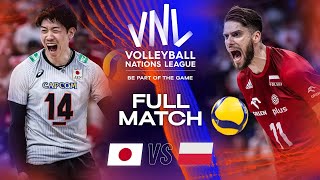 🇯🇵 JPN vs 🇵🇱 POL  Legendary Full Match  Semifinals  Mens VNL 2023 [upl. by Oizirbaf]