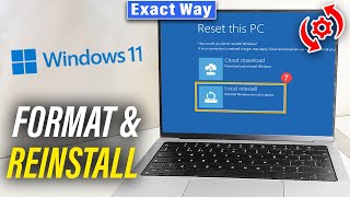 How to Format and Reinstall Windows 11  2024  StepbyStep [upl. by Luca]