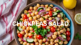 EASY CHICKPEAS SALAD [upl. by Tjaden]