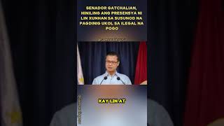 GATCHALIAN HINILING ANG PRESENSYA NI LIN XUNHAN POGO LINXUNHAN GATCHALIAN [upl. by Aehta]