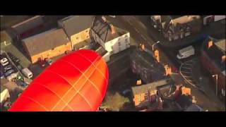 The Flying Carrot Hot Air Airship Lindstrand Balloons [upl. by Ennovyhc1]