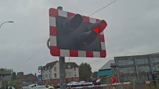 antrim station level crossing co antrim 81024 [upl. by Killarney]