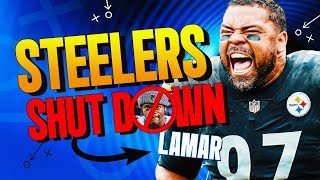 How the Steelers Shut Down Lamar  PFF [upl. by Cannice]