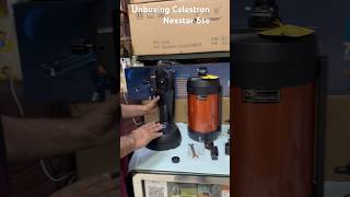 unboxing celestron nexstar 6se go to computerized SCT 1501500mm shorts indiatelescopeshopcom [upl. by Rycca]