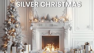 Stunning Silver Christmas holiday decoration ornaments [upl. by Fine922]