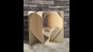 Tutorial Anleitung Buch falten  Book folding  DIY  45° Faltung  Anfängertauglich [upl. by Ondrea]