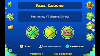 Fake Ground Speedbuild  Geometry Dash [upl. by Timotheus496]