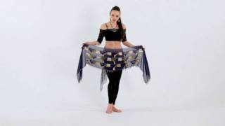 How to Use a Belly Dancing Hip Scarf  Belly Dancing [upl. by Giesecke]