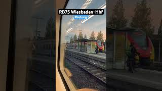 Dieburg Einfahrt RB1440RB75➡️WiesbadenHbf br1440 hlb regionalbahn shorts [upl. by Uthrop]