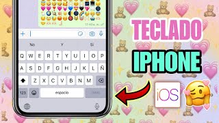 NUEVO TECLADO ESTILO IPHONE EN ANDROID 2024📱🌈 Con emojis y sonido [upl. by Hajile]