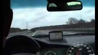 Volvo S60 T5 high speed run on the Autobahn [upl. by Drucy]