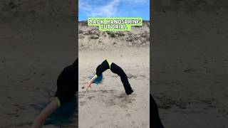 5Step Back Handspring Tutorial 🤸‍♀️✨ acrobatics easy tutorial [upl. by Anwahs]