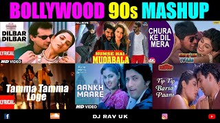 Bollywood 90s Mashup  Bollywood 90s Mix  Bollywood 90s Songs  Bollywood DJ Songs  Hindi 90s Mix [upl. by Brant]