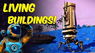 How To Find Living Buildings In The No Mans Sky Worlds Update [upl. by Dena]