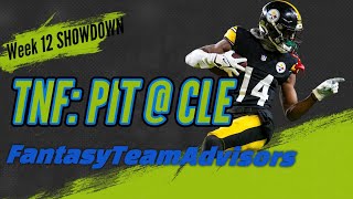 The SECRET to CRUSHING Thursday Night Football DFS PIT  CLE [upl. by Short199]