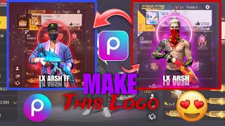 Free Fire Gaming Logo Editing Picsart 🔥 [upl. by Renault]