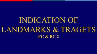 INDICATION OF LANDMARK ampTRAGETS [upl. by Adirehs467]