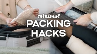 How to Pack BETTER  Minimalist Packing Hacks amp Organization Tips [upl. by Naicad336]