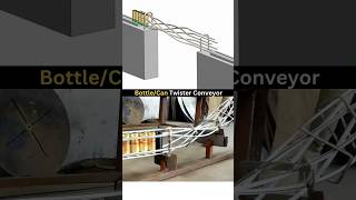 BottleCan Twister Conveyor ⬆️🥫⬇️ newdesign conveyor engineering 3dmodeling productivity [upl. by The]