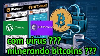 UTorrent Com Virus e Minerando Bitcoins O Que Fazer [upl. by Imoen]