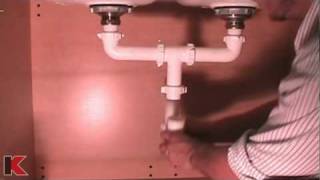 Double Bowl Sink Drainage Installation [upl. by Daron]