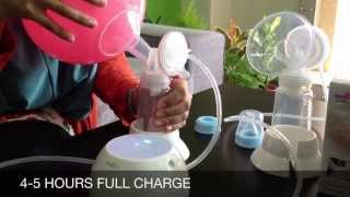 SPECTRA CIMILRE M1 DOUBLE ELECTRIC BREAST PUMP [upl. by Aihsemat1]