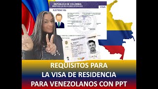 REQUISITOS PARA LA VISA R  VENEZOLANOS CON PPT [upl. by Bully]