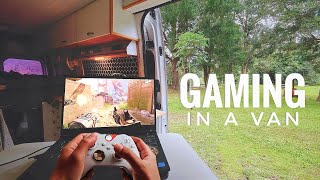 Gaming in a Van with Starlink [upl. by Henebry]