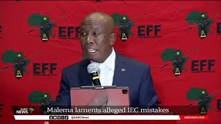 Elections 2024  EFF has confidence in the IEC Julius Malema [upl. by Darahs]