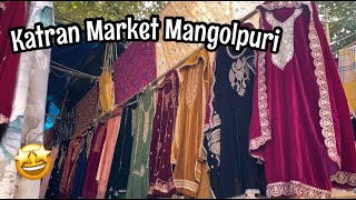 KATRAN MARKET MANGOLPURI🔥LATEST WINTER FABRIC COLLECTION ❤ SWADE VELVET amp MORE  THE PEPPY PERSONA [upl. by Tzong]