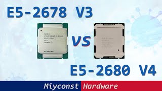 🇬🇧 Xeon E52680 V4 vs Xeon E52678 V3 amp Ryzen 5 5600X [upl. by Florette]