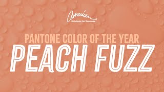 Pantone Color Of The Year  Peach Fuzz [upl. by Noryt783]