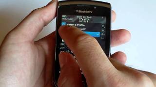 BlackBerry Torch 9800 video análisis [upl. by Leoy847]